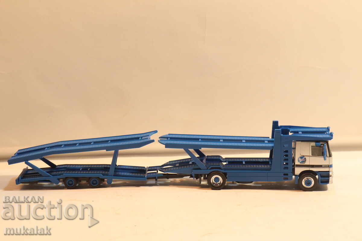 HERPA H0 1/87 MERCEDES ACTROS CAR TRANSPORTER TRUCK MODEL - 6