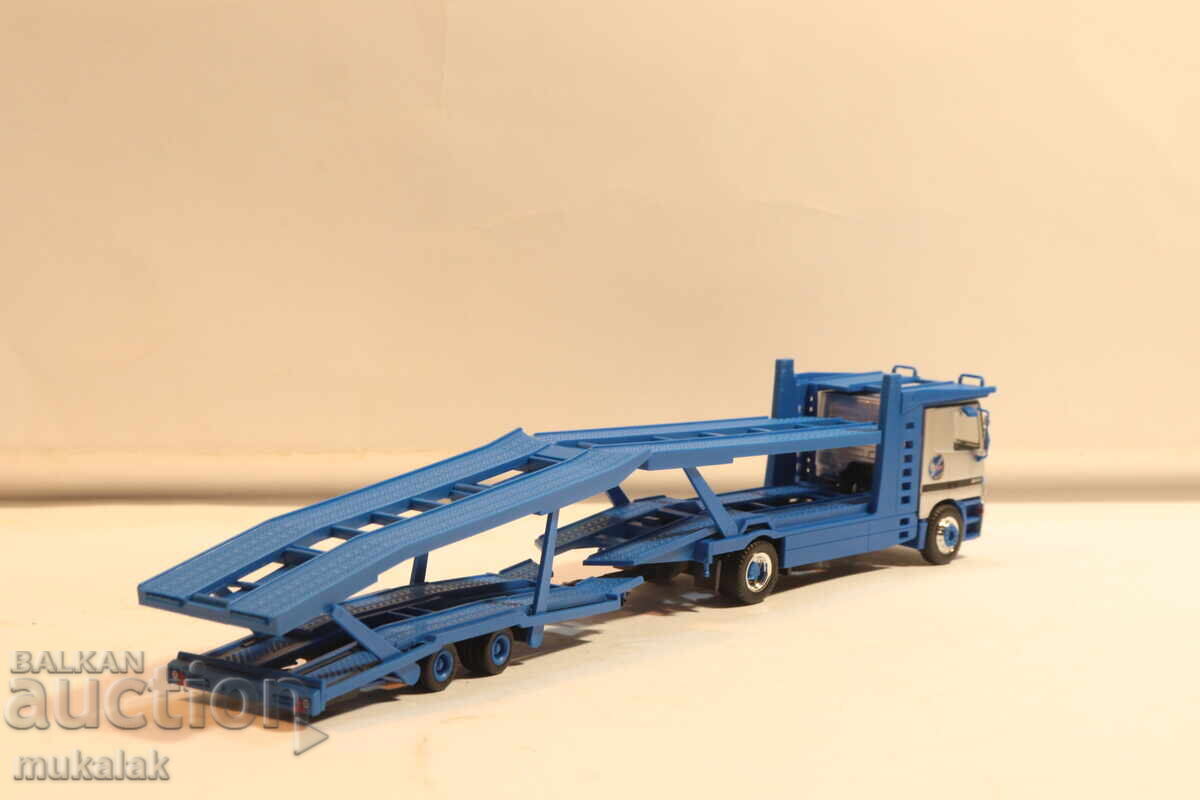 HERPA H0 1/87 MERCEDES ACTROS CAR TRANSPORTER TRUCK MODEL - 7