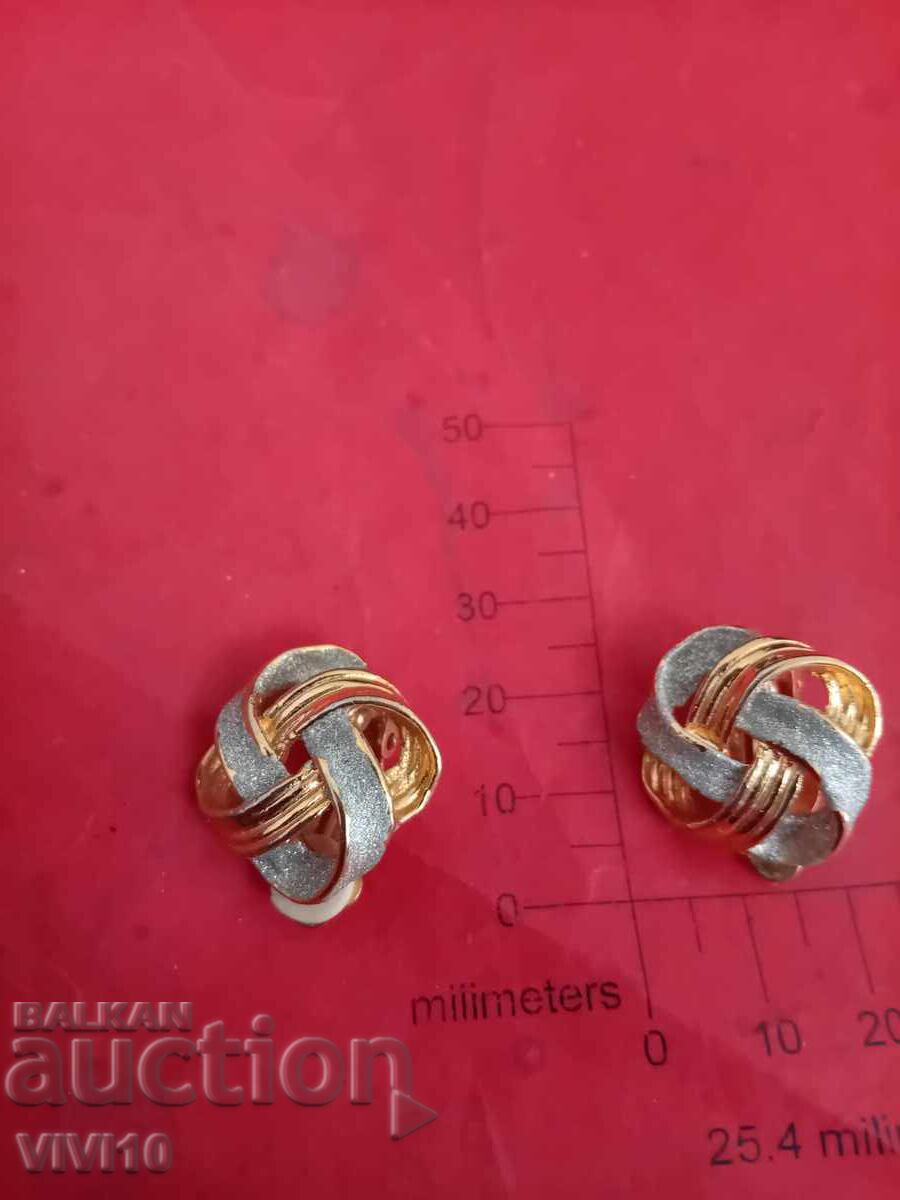 Antique enamel earrings