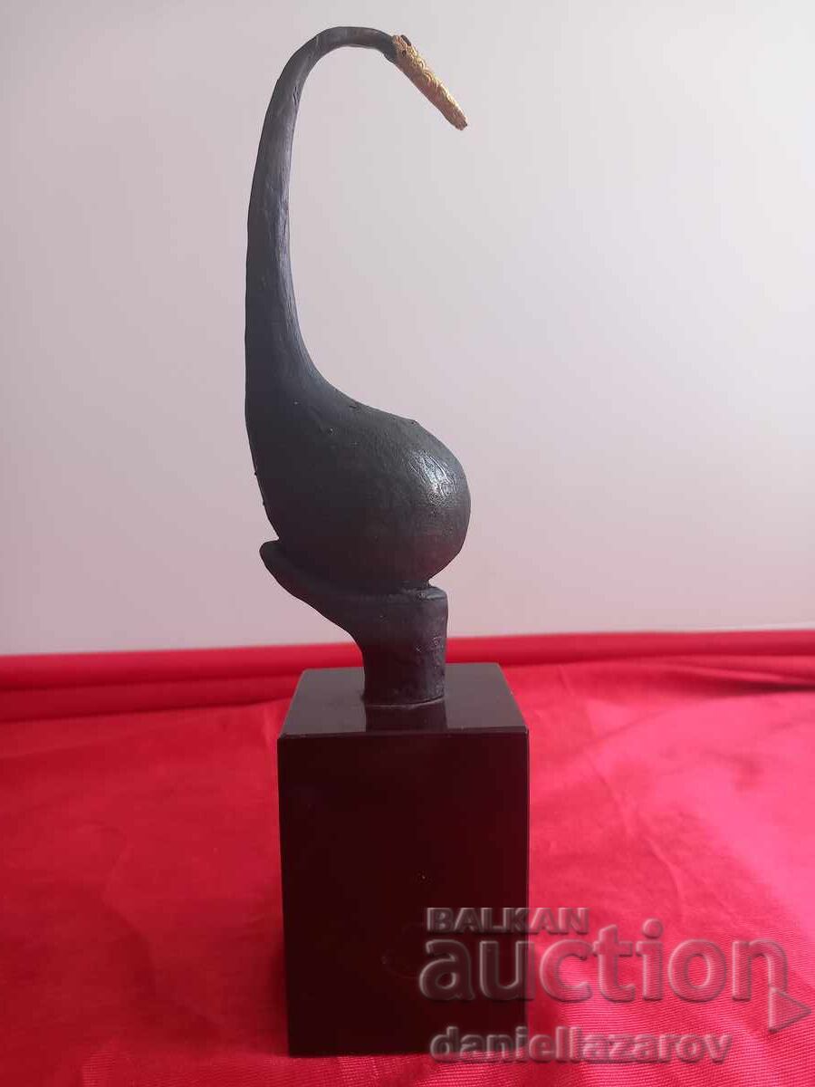 Original Bronze Sculpture "Bird" Figurine. Signed with price € 180.00 | 352.05 BGN Original Bronze Sculpture "Bird" Figurine. Signed with price € 180.00 | 352.05 BGN