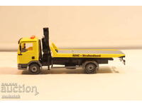 WIKING H0 1/87 MAN ADAC PLATFORMĂ AUTOVEHICUL DE REMORCARE MODEL