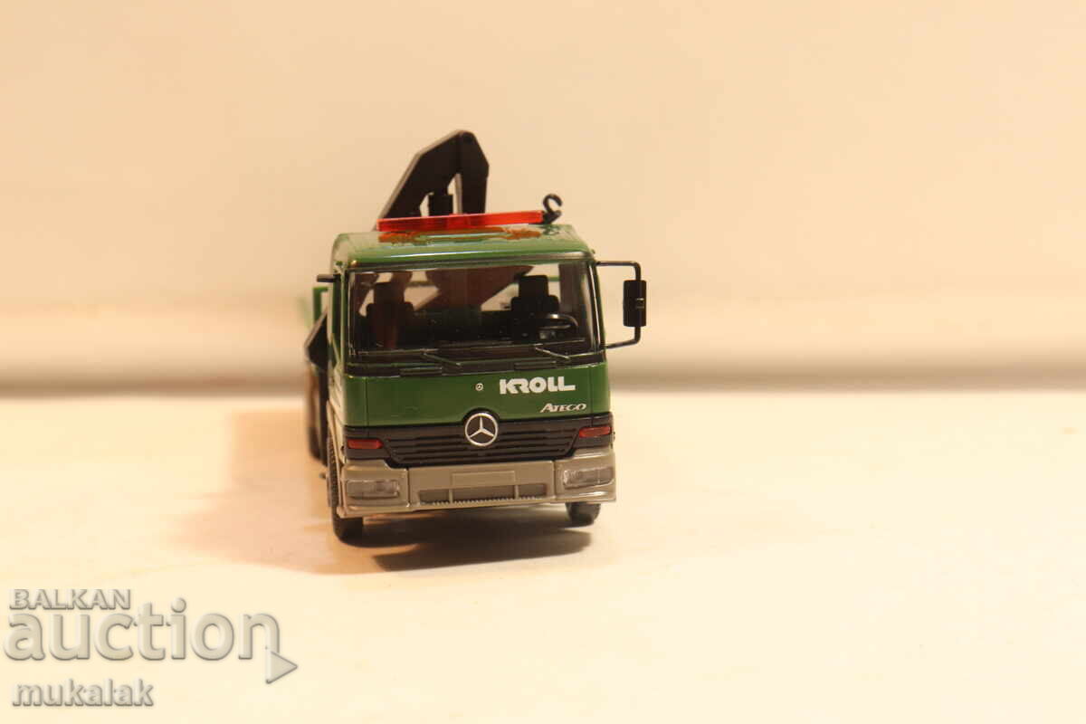 Livrarea WIKING H0 1/87 MERCEDES PLATFORMĂ TRACTARE CAMION MODEL