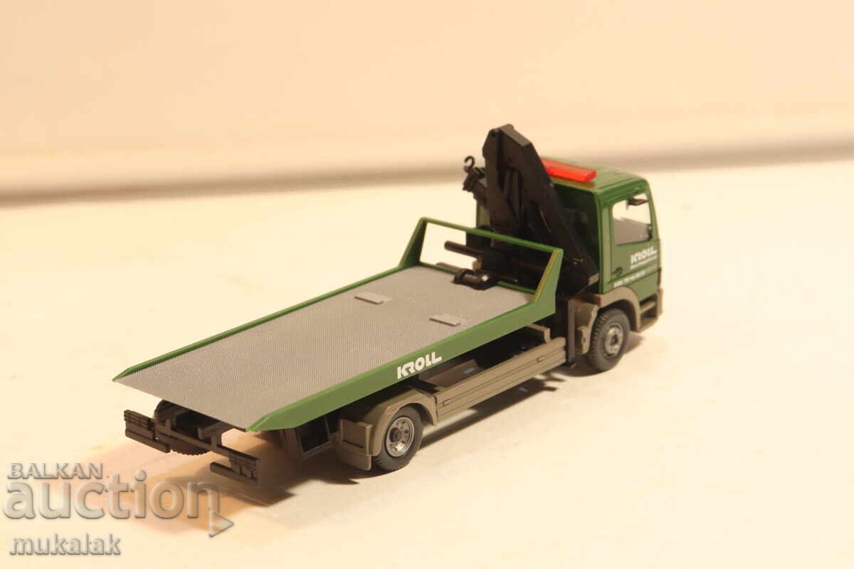 WIKING H0 1/87 MERCEDES PLATFORMĂ TRACTARE CAMION MODEL - 6