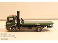 WIKING H0 1/87 MERCEDES PLATFORMĂ TRACTARE CAMION MODEL