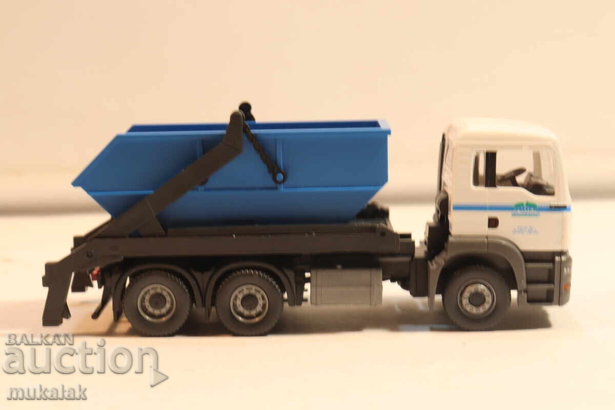WIKING H0 1/87 MAN GARBAGE TRUCK MODEL - 5