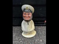 Veche jucărie rusească figurină păpușă marinar căpitan