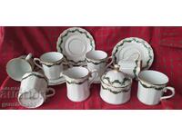 Serviciu de cafea din porțelan de lux Eschendach