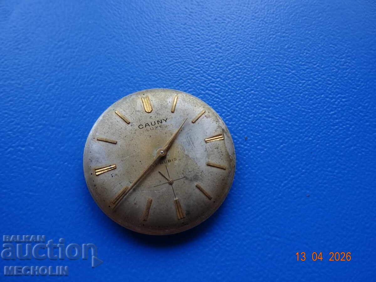 SWISS COLLECTIBLE MECHANICAL WATCH CAUNY with price € 7.00 | 13.69 BGN