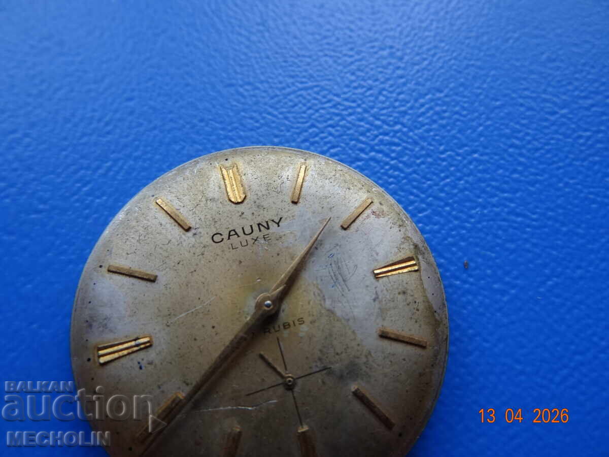 Auction  SWISS COLLECTIBLE MECHANICAL WATCH CAUNY