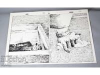 Veche Desen de Maestru cerneală Proiect poster film