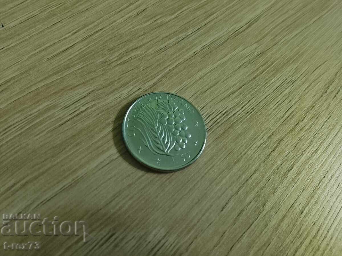 Delivery of Vatican 50 Lire 1977