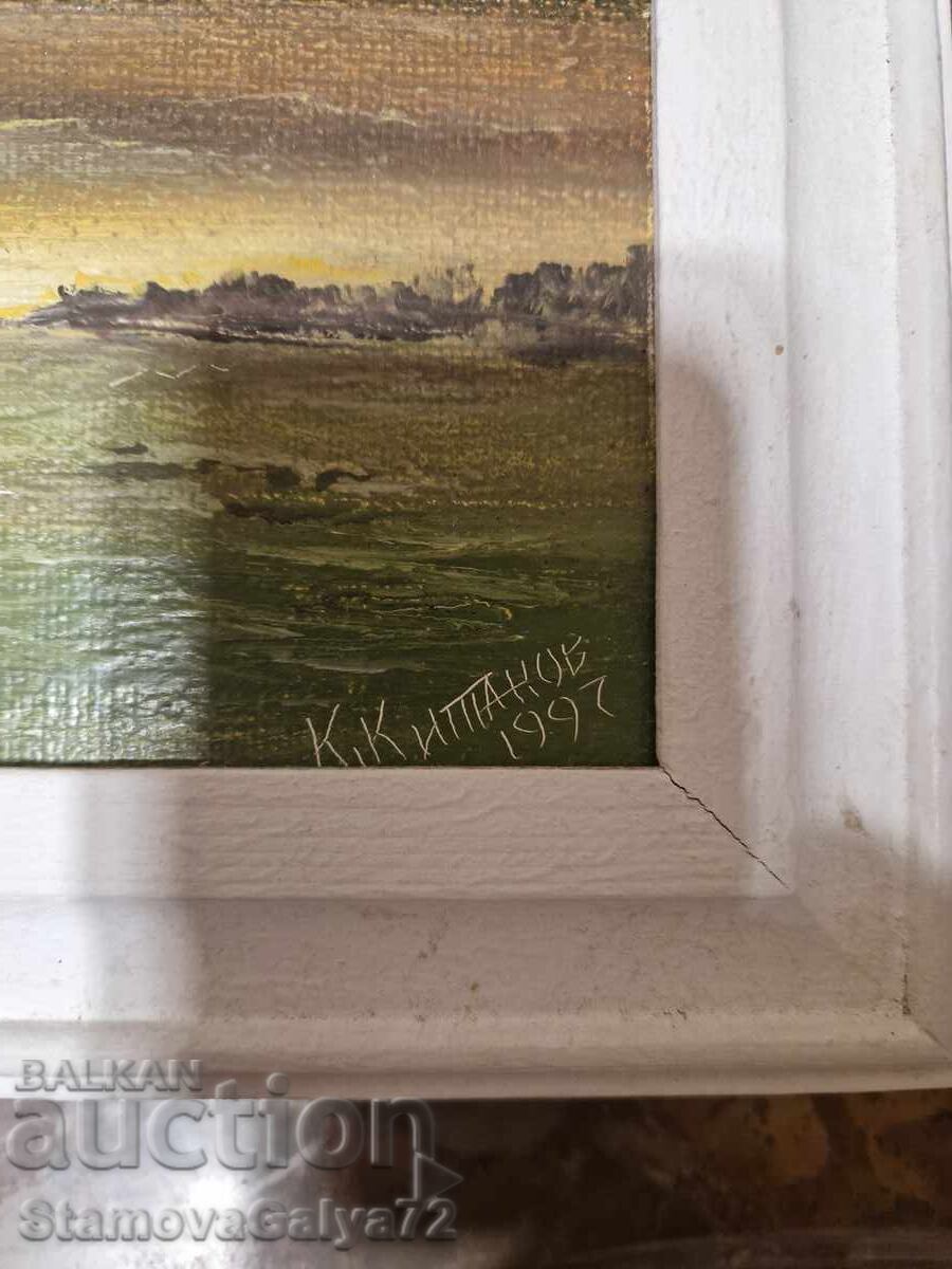 Kunyu Kitanov - ελαιογραφία σε ινοσανίδα, υπογεγραμμένη και χρονολογημένη - 7