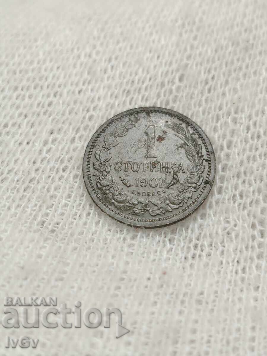 Licitație 1 penny 1901