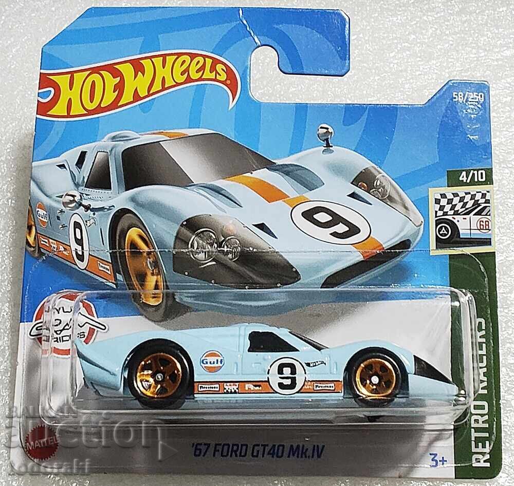 Hot Wheels Gulf Ford GT 40 Хот Уилс 1:64 Форд ДжеТе Гълф