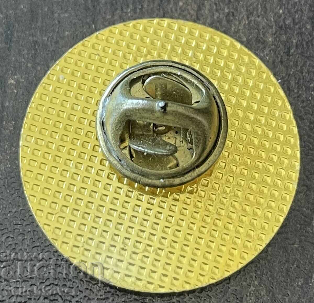 43245 Bulgaria tourist badge 100 years Organized tourism BT with price € 3.00 | 5.87 BGN