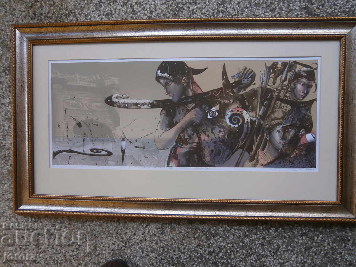 Λιθογραφία Β. Τσούκιτς