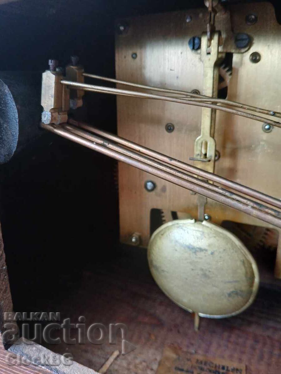 Γερμανικό επιτραπέζιο ρολόι Art Deco Junghans - 5