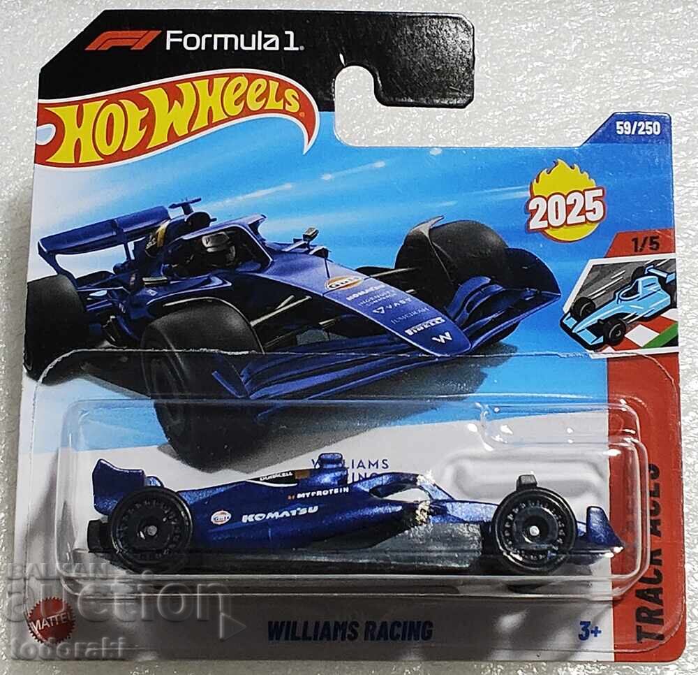 Hot Wheels Formula 1 Williams Racing 1:64 Uilyams Formula