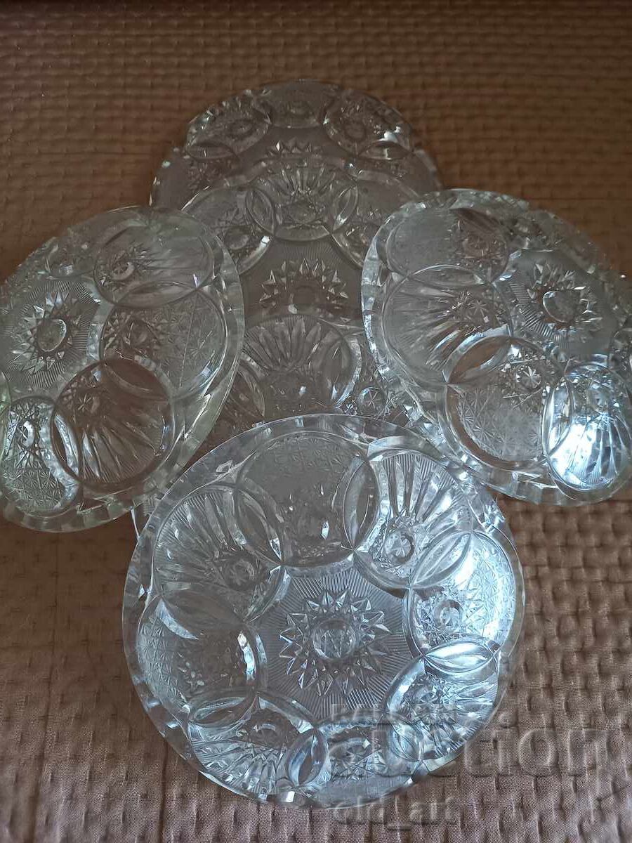 Delivery of Crystal - Cake plates, 6 pieces