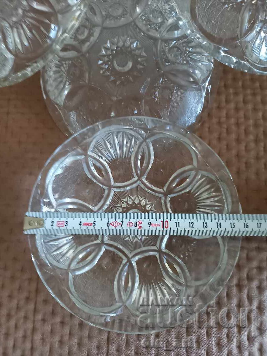 Crystal - Cake plates, 6 pieces - 5