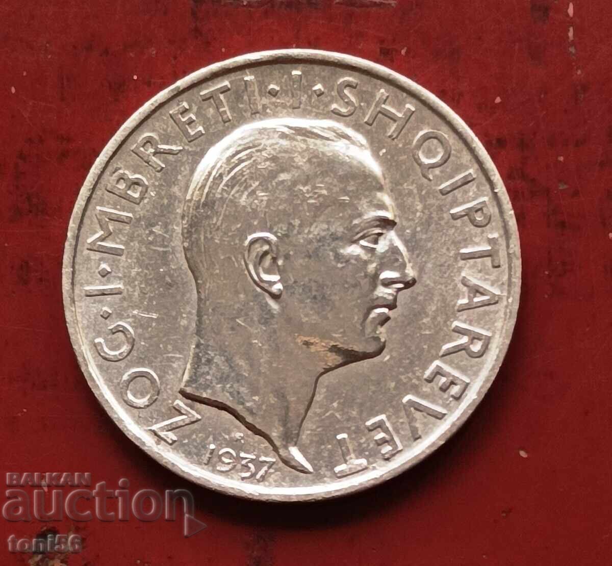 Αλβανία 1 φράγκο ασήμι 1937 UNC με τιμή € 45.00 | 88.01 BGN