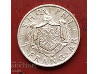 Албания 1 франг ар 1937  UNC