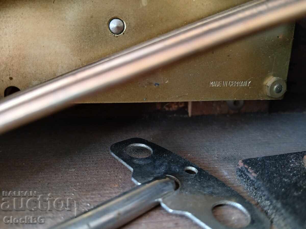 mid-century German mantel clock - 5