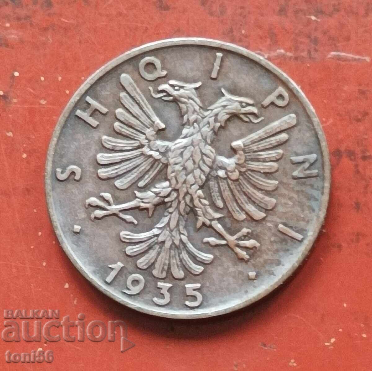 Αλβανία 2 κιντάρκα αρ 1935 aUNC με τιμή € 38.00 | 74.32 BGN