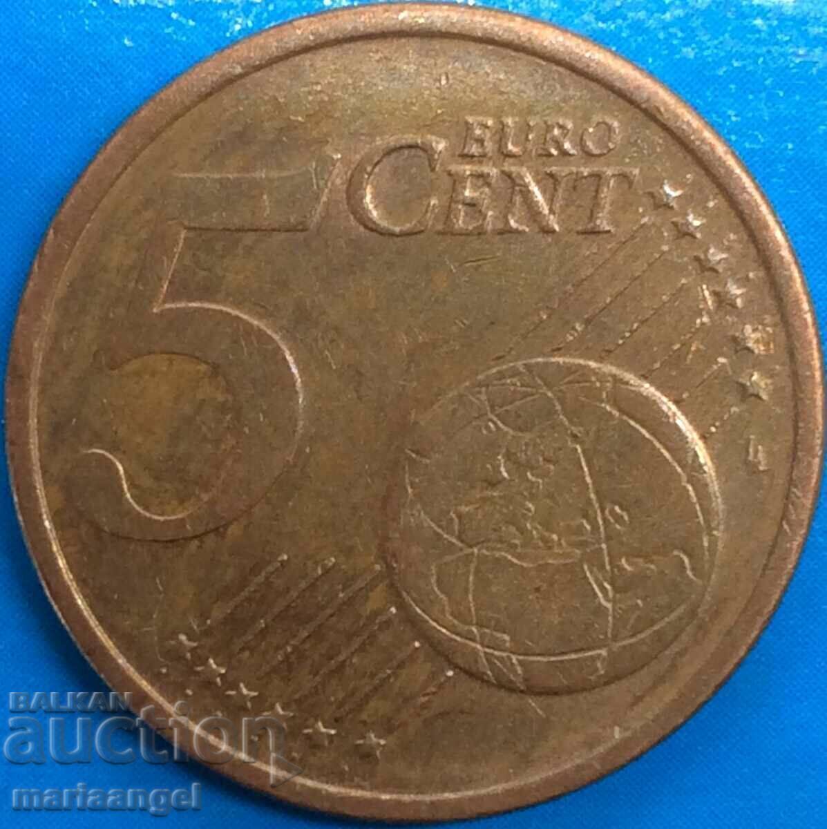Доставка на 5 евро цента 2002 Германия