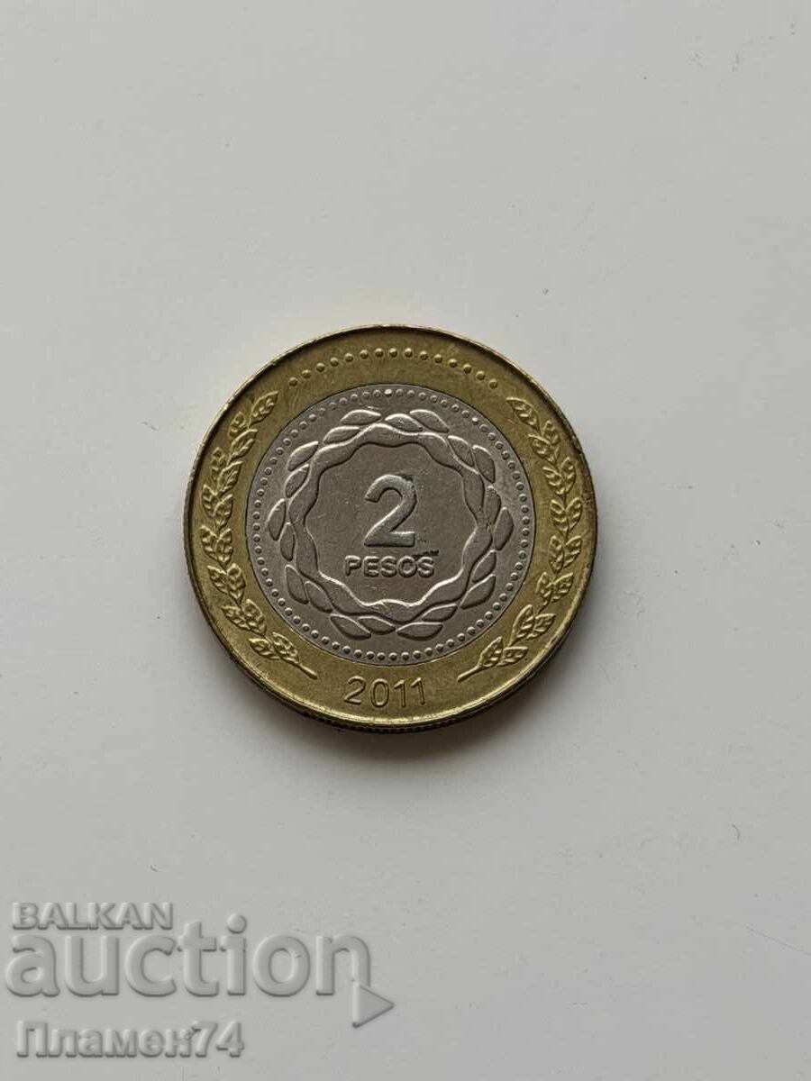 2 pesos 2011 Argentina