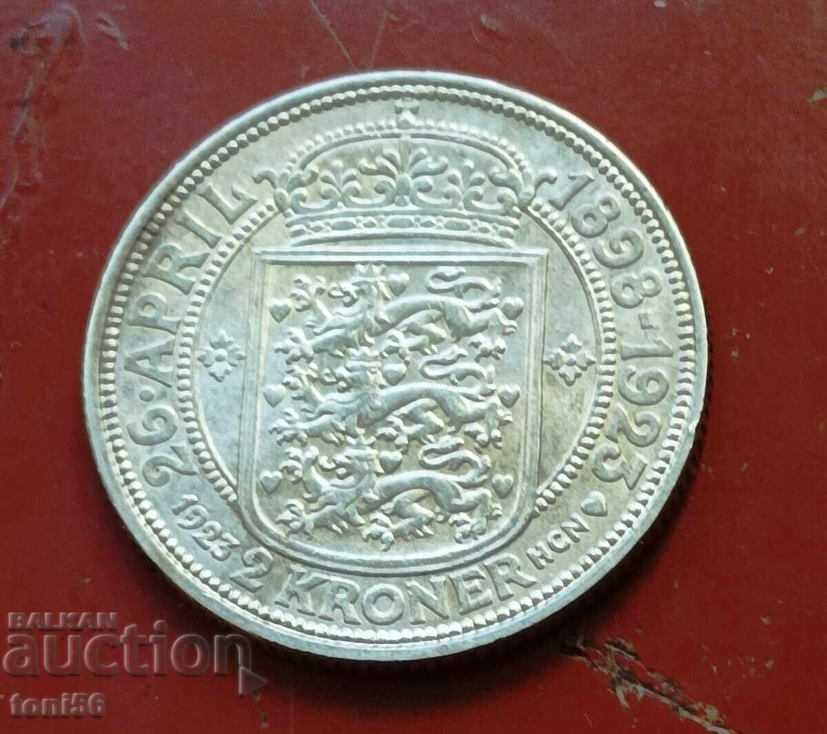 Denmark 2 kroner 1923 UNC with price € 50.00 | 97.79 BGN