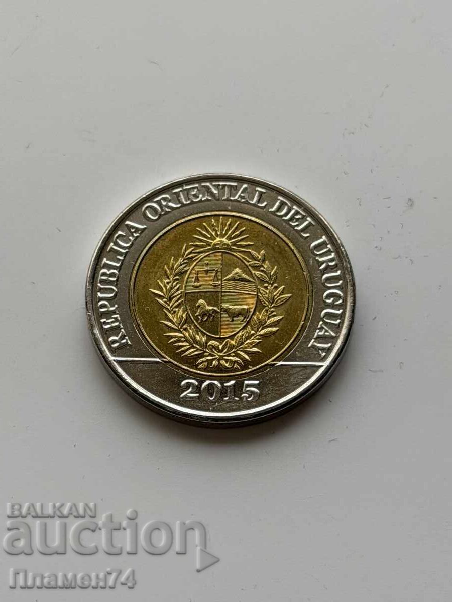 10 песос 2015 Уругвай Правилник на земята 1815 г с цена € 3.40 | 6.65 лв.