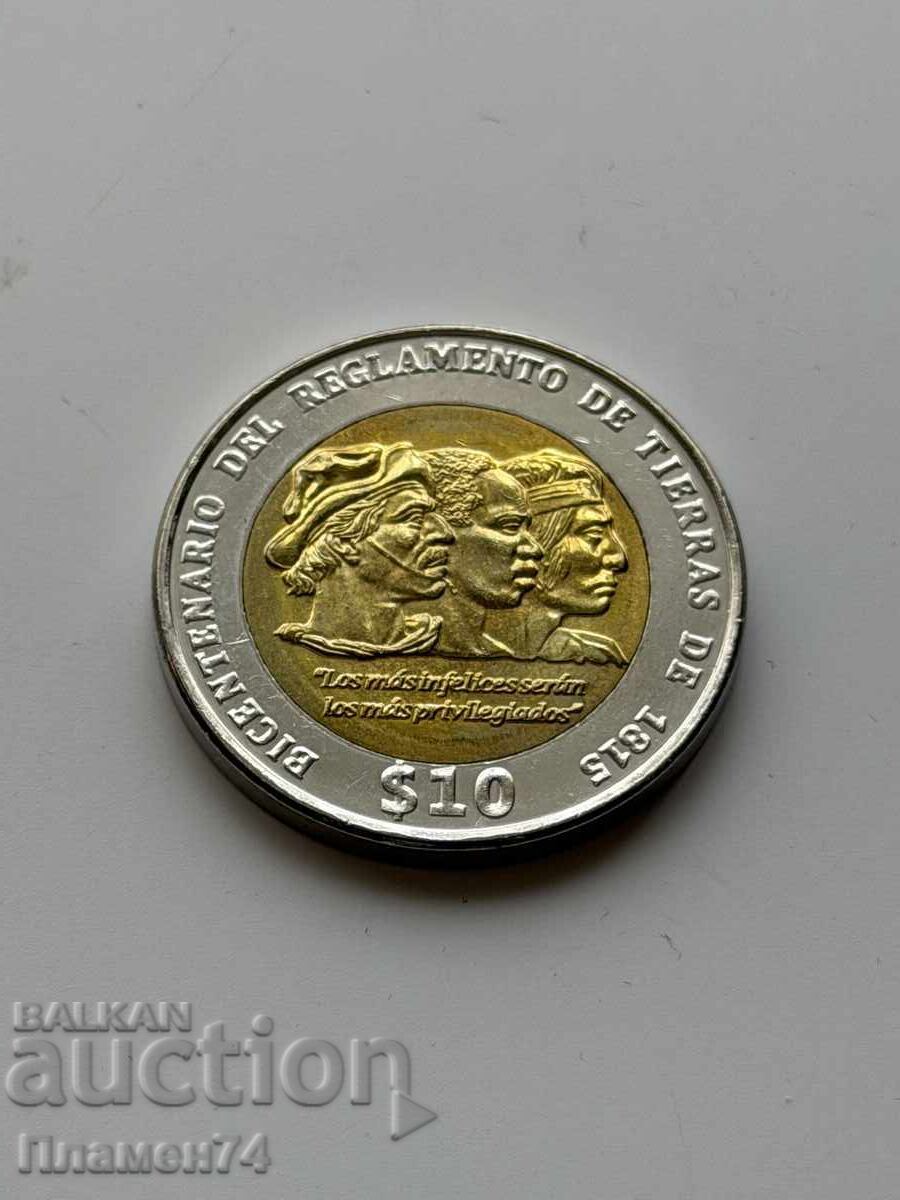 10 πέσος 2015 Ουρουγουάη Κανονισμός της γης 1815