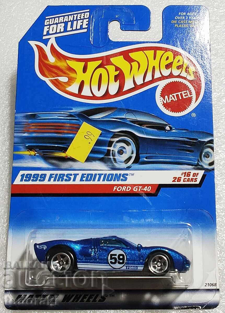 Hot Wheels 1999 Ford GT 40 1:64
