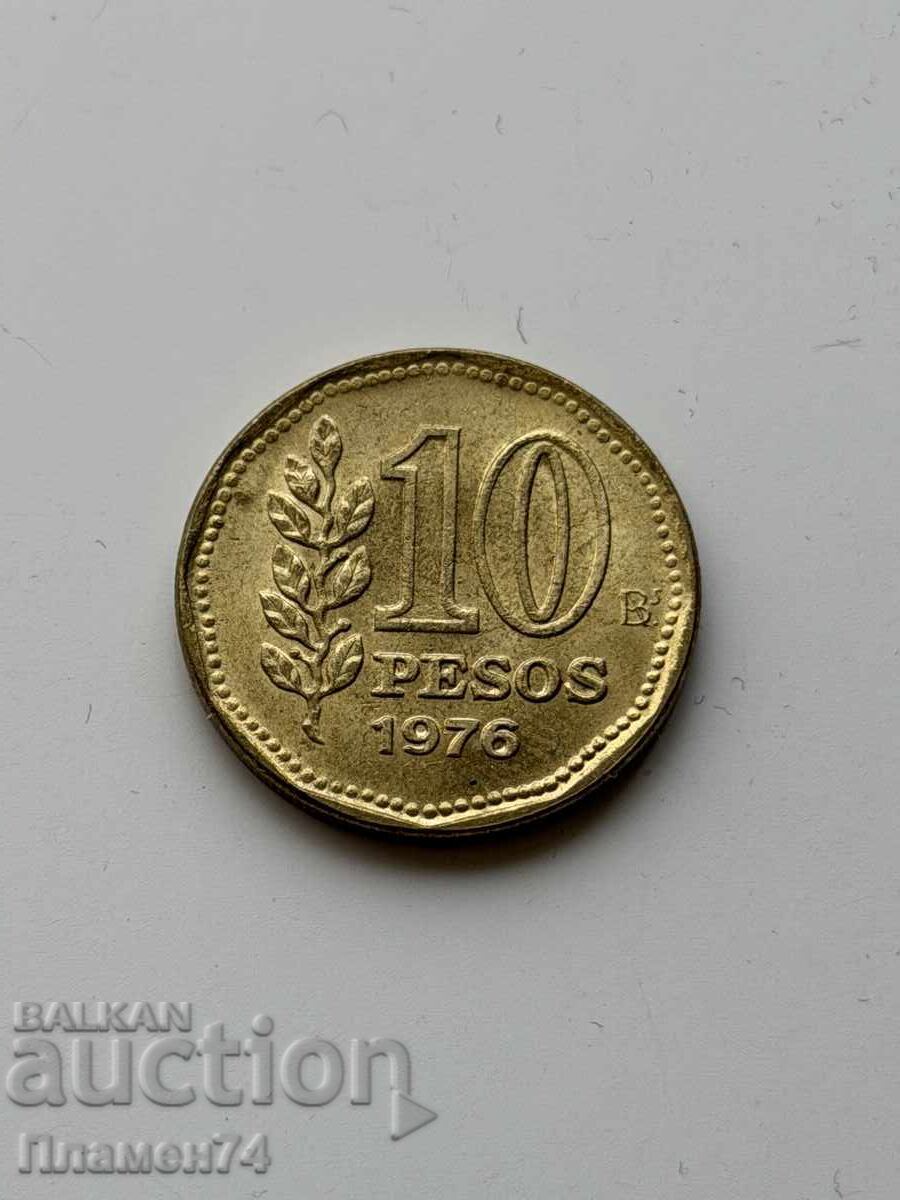 10 pesos 1976 Argentina