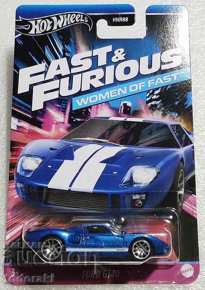 Hot Wheels Fast & Furious Ford GT 40 Hot Wheels 1:64 Ford