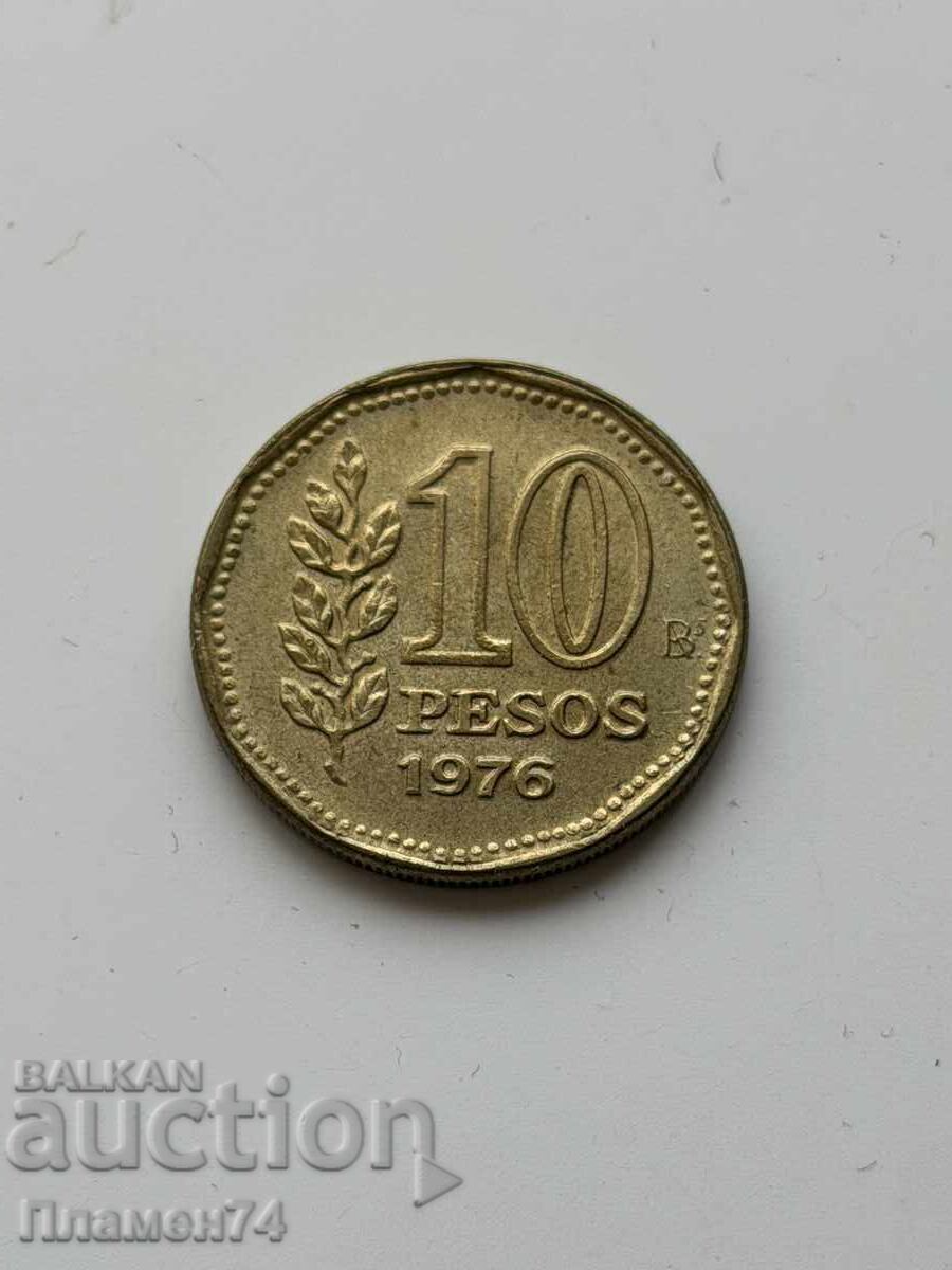 10 pesos 1976 Argentina