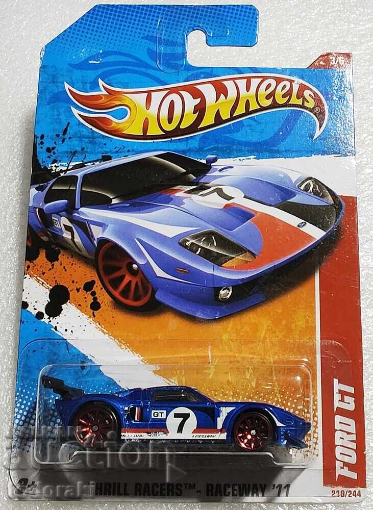 Hot Wheels 2011 Ford GT Thrill Racers 1:64 Ford