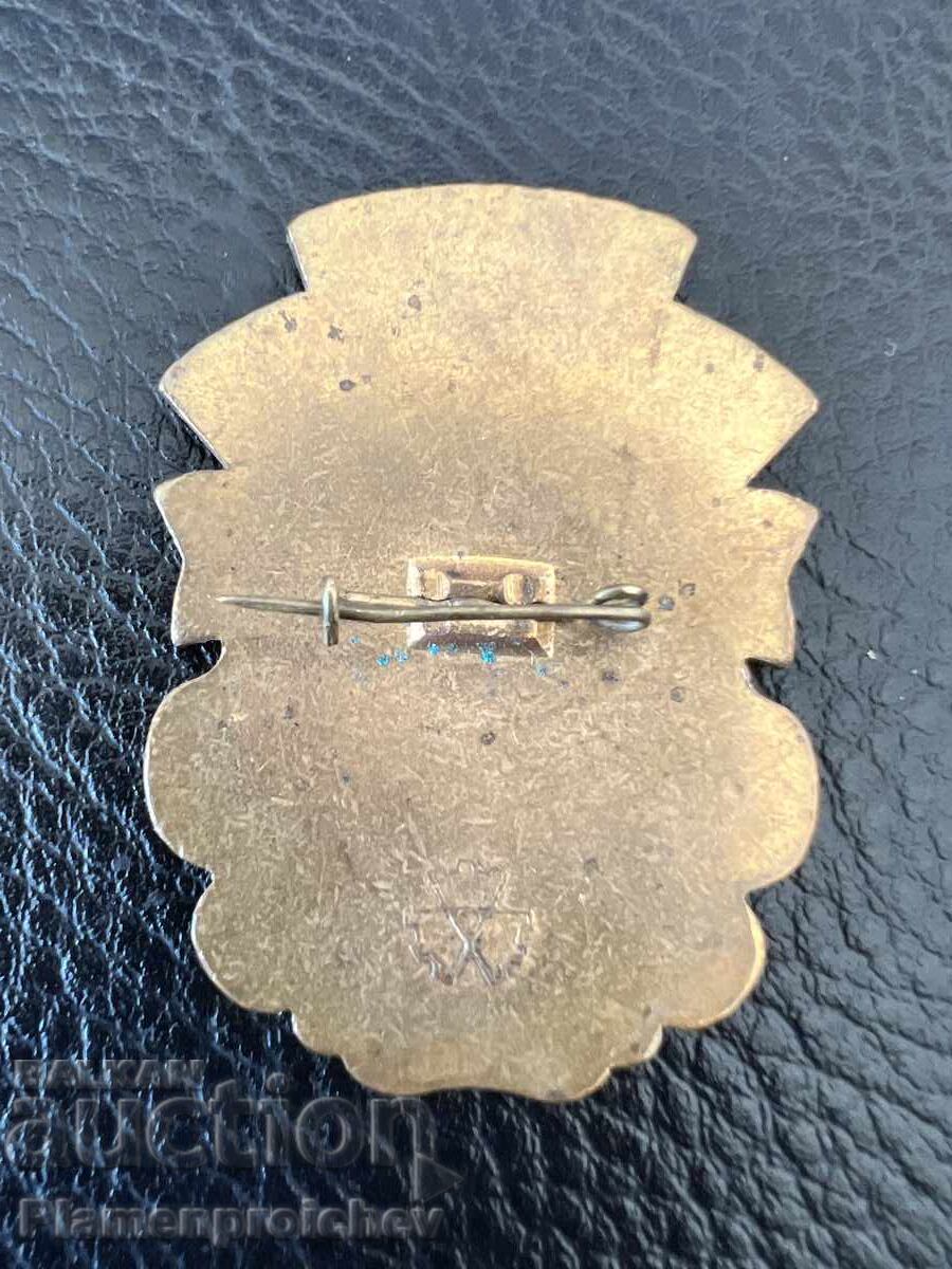 Auction  RARE BADGE PIN AWARD FOR 50 YEARS SINCE THE LIBERATION OF UKRAINE