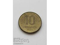 10 centavos 1992 Argentina