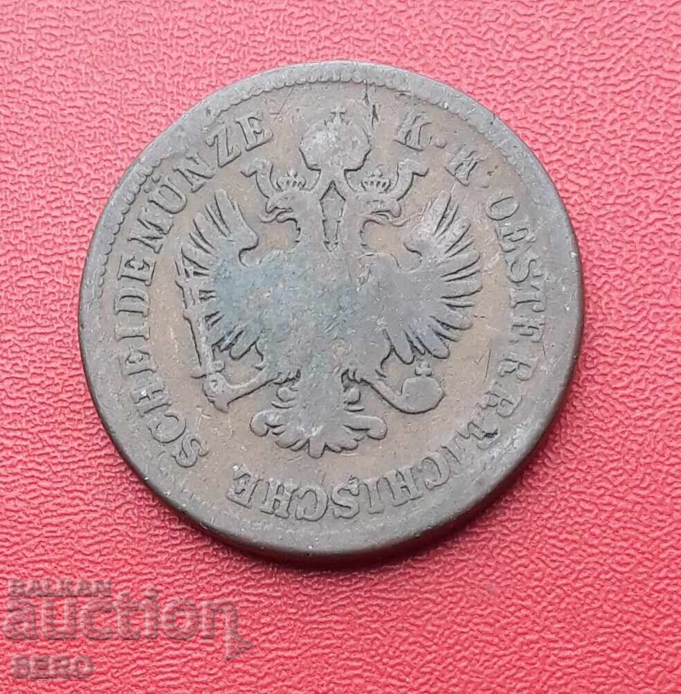 Austro-Ungaria-4 creițari 1860 cu preț € 1.51 | 2.95 BGN