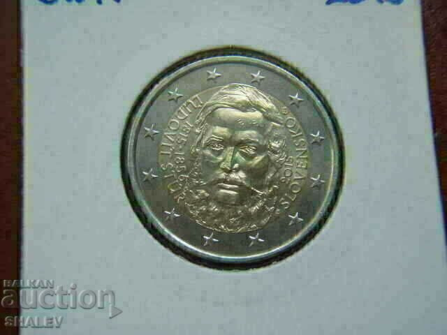 2 euro 2015 Slovacia "Stur" - Unc (2 euro) cu preț € 5.29 | 10.35 BGN