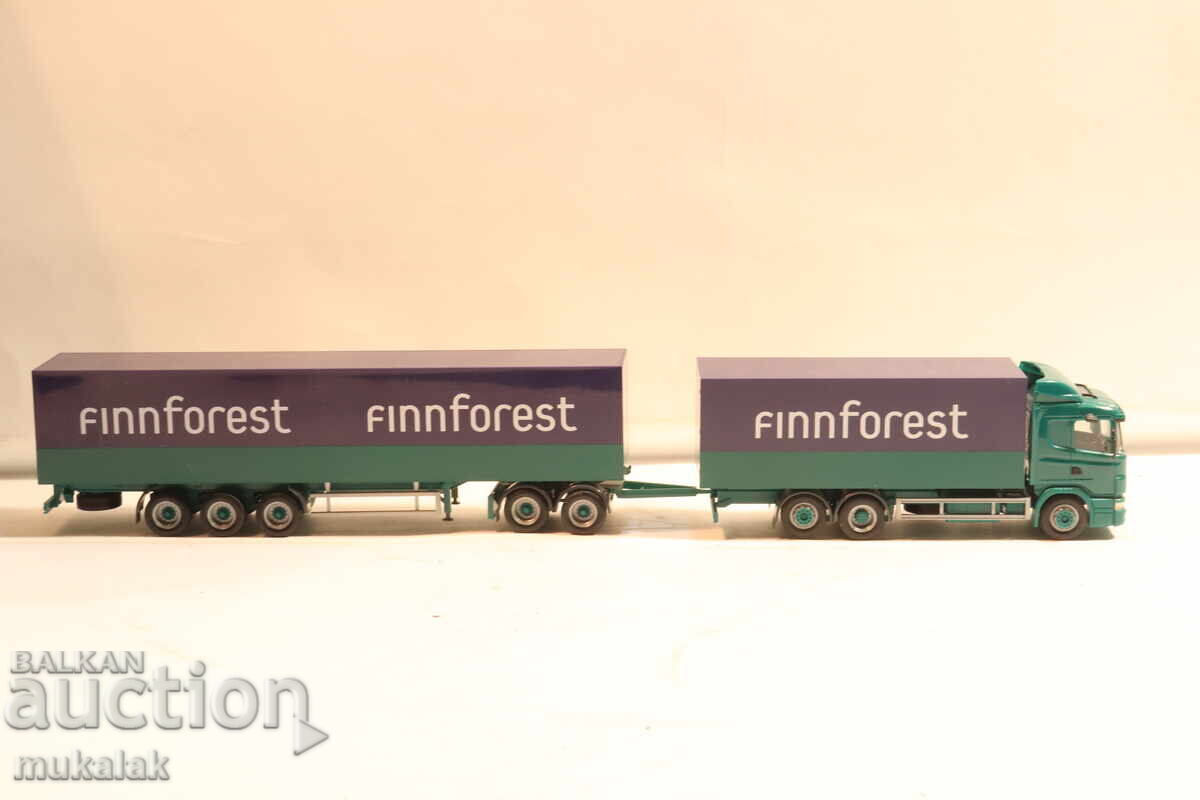 HERPA  H0 1/87  SCANIA TIR   АВТОВЛАК   КАМИОН МОДЕЛ - 7