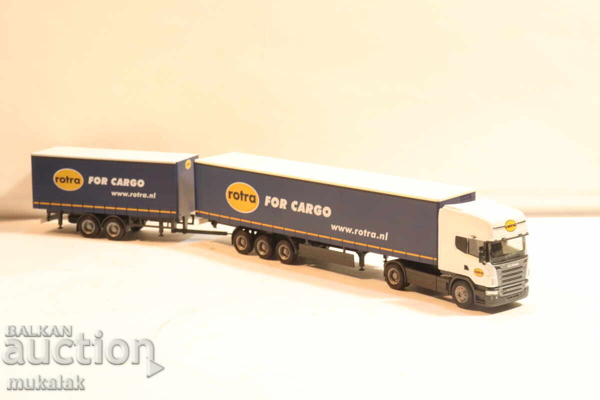 HERPA H0 1/87 SCANIA TIR ANSAMBLU CAMION MODEL