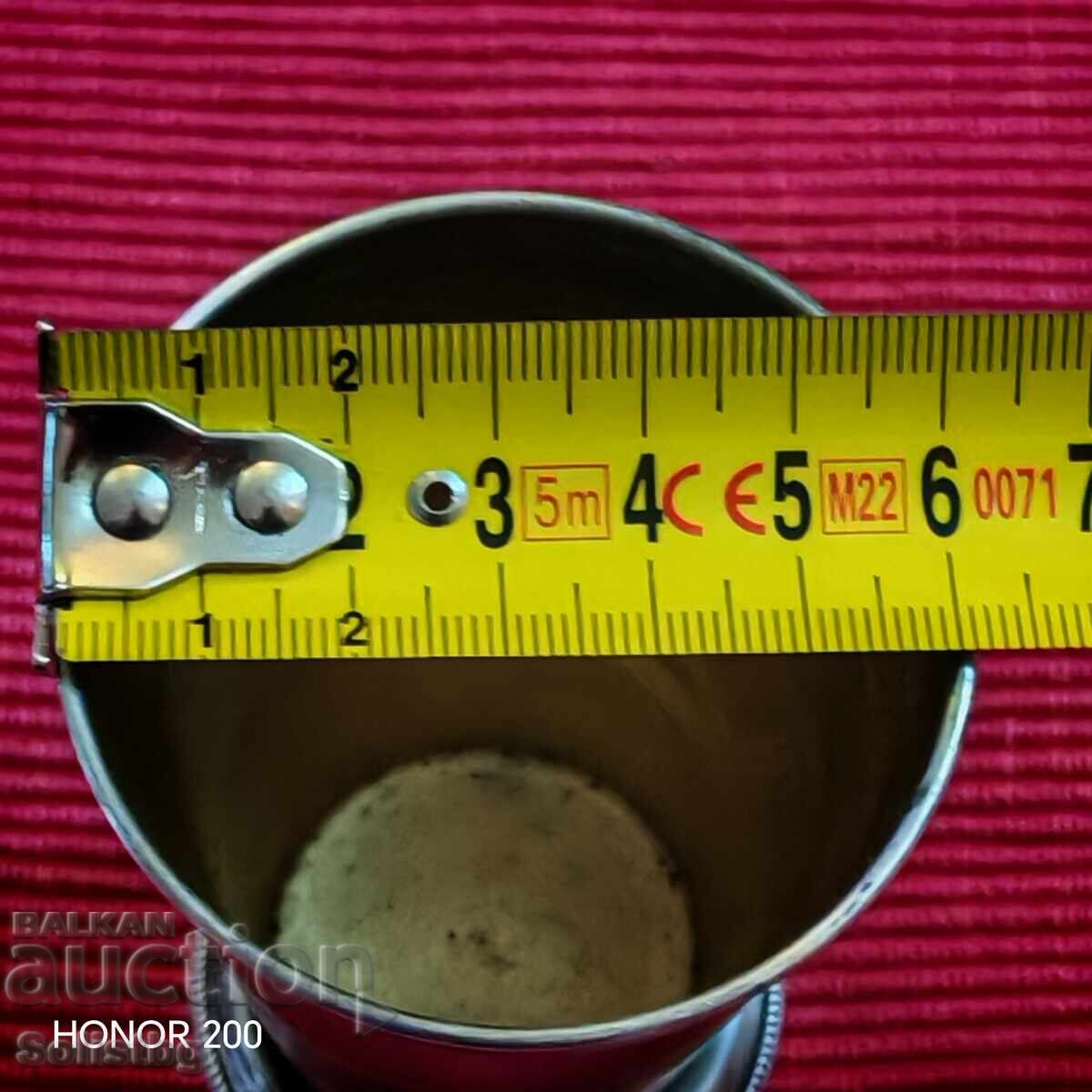 Παράδοση Παλιό ασημένιο κύπελλο με επιχρύσωση ΕΣΣΔ