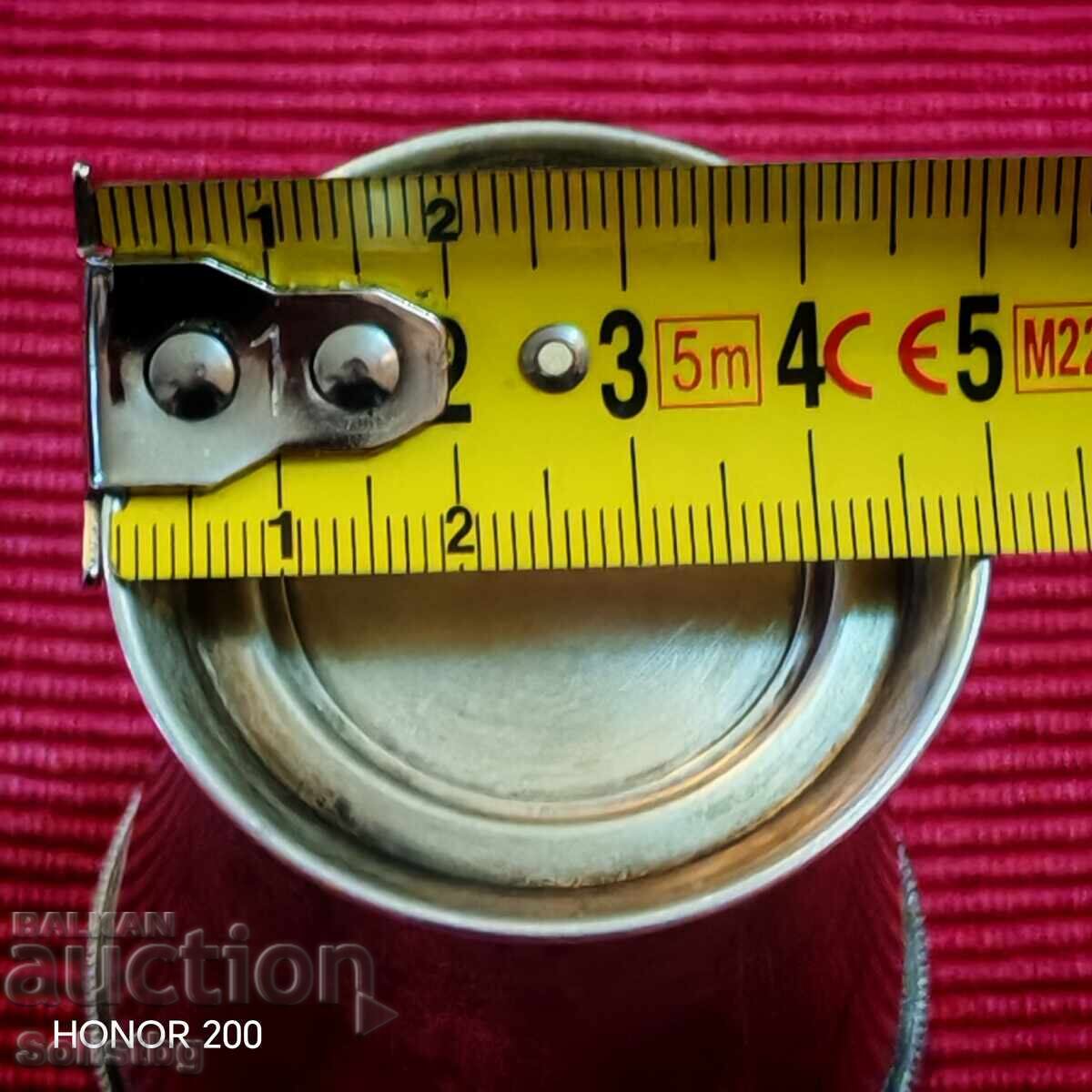 Παλιό ασημένιο κύπελλο με επιχρύσωση ΕΣΣΔ - 5