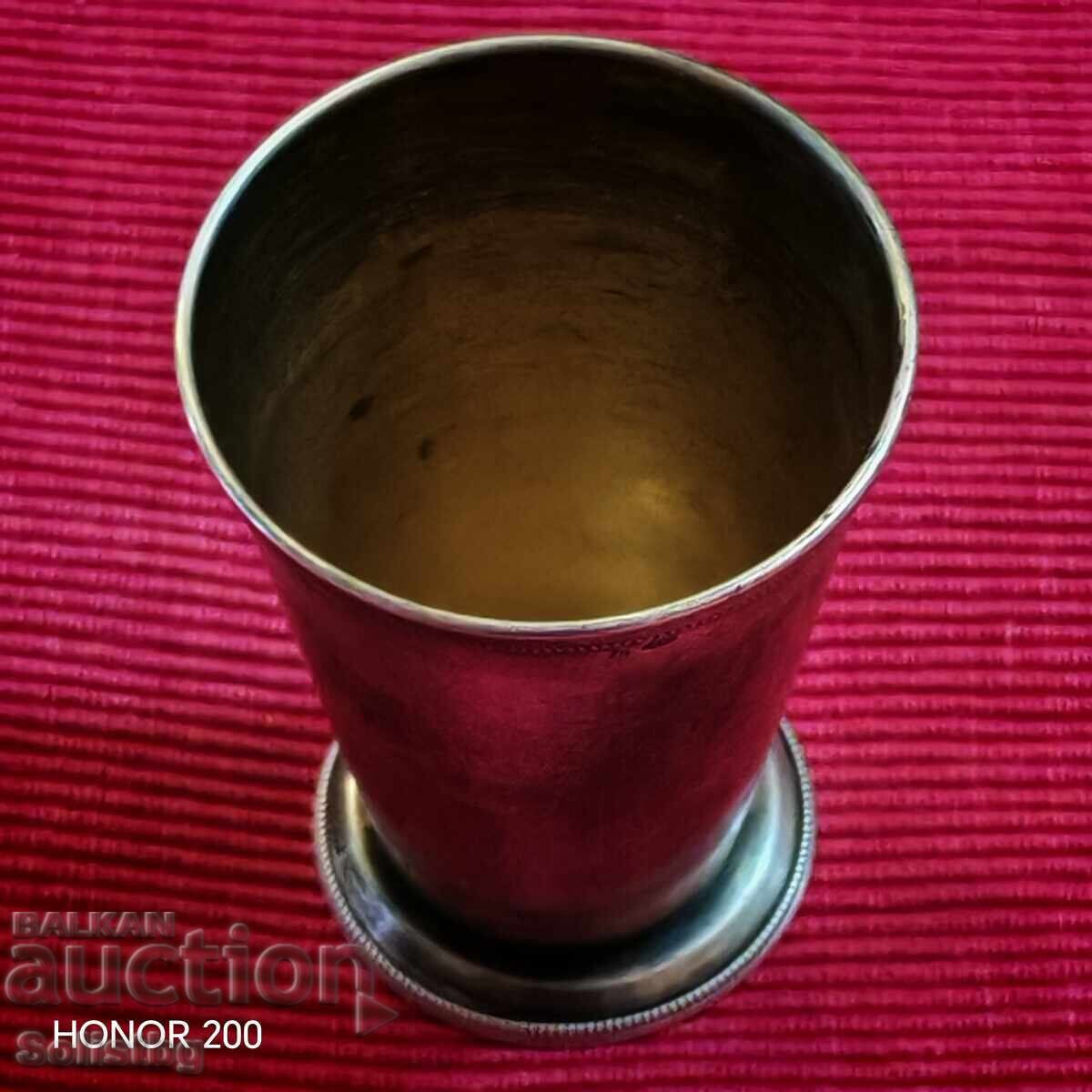 Παλιό ασημένιο κύπελλο με επιχρύσωση ΕΣΣΔ - 7