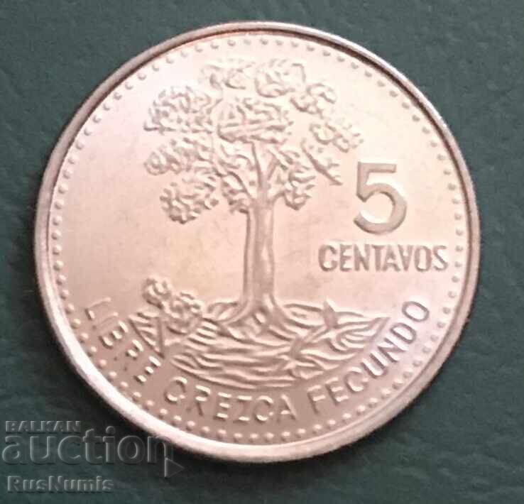 Гватемала. 5 сентавос 2010 г. с цена € 3.00 | 5.87 лв.