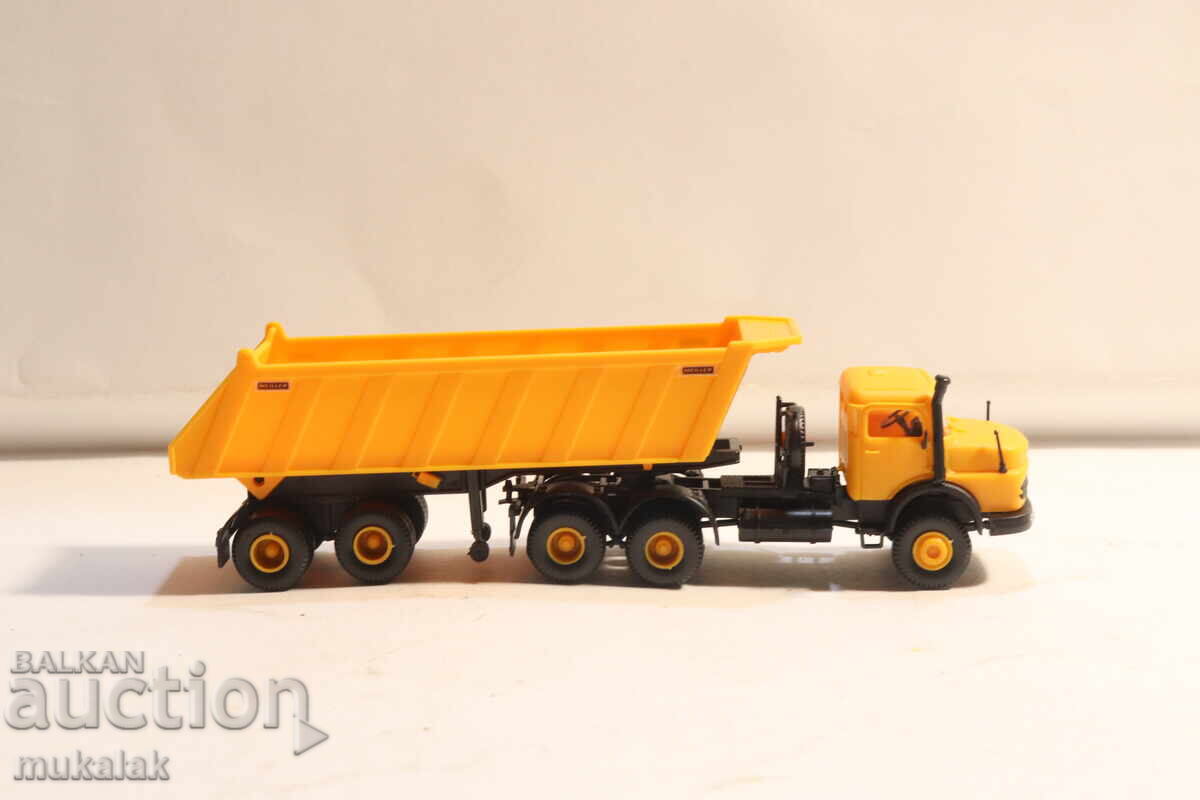 KIBRI H0 1/87 MERCEDES BENZ DUMP TRUCK MODEL - 6