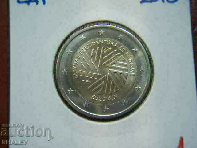 Livrarea 2 euro 2015 Letonia „UE” (1) /Letonia/ - Unc (2 euro)